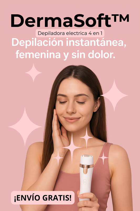 Depiladora eléctrica 4 en 1 - DermaSoft™